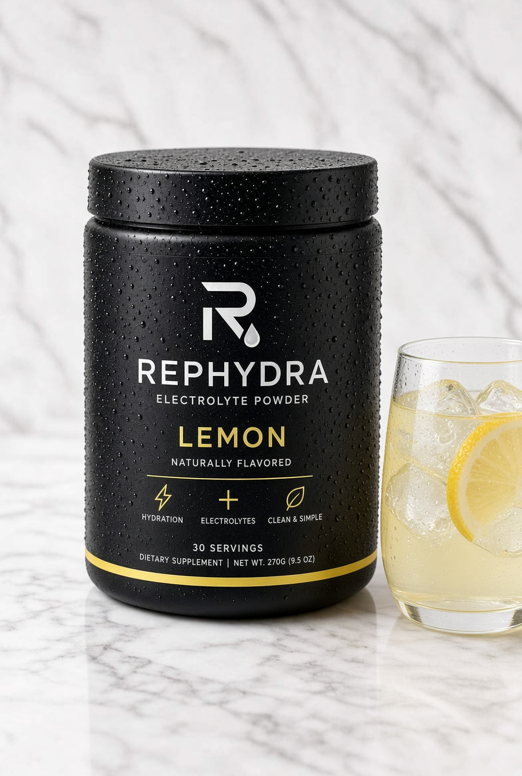 RepHydra Lemon electrolytes lifestyle